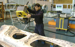 hexagon metrology cognitens mecaner luz blanca