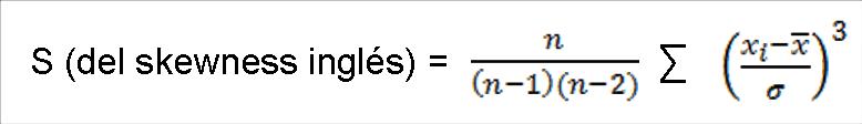 formula de calculos de asimetria cpk