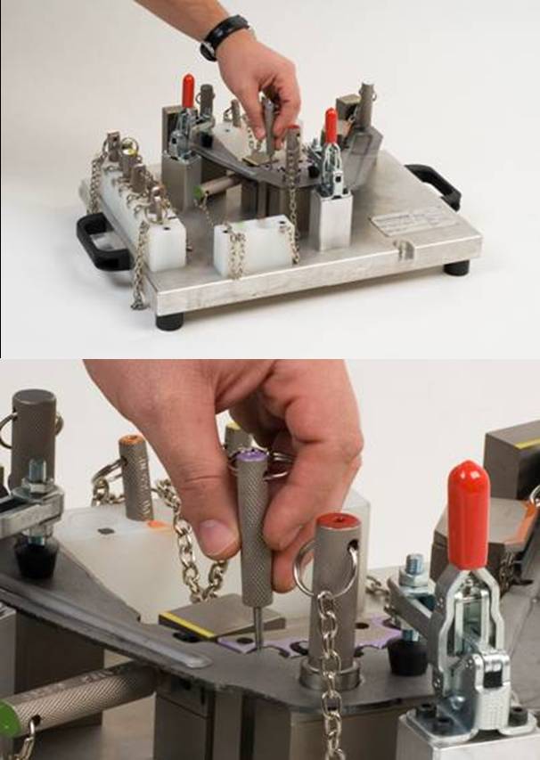 util de control dimensional calibre galga maqueta posicionador