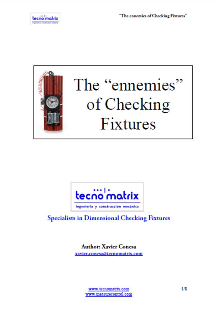 ennemies checking fixture jig gauge